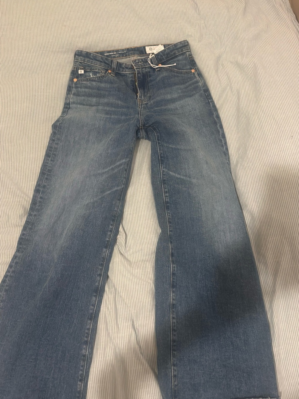 Ahold Saige wide leg mid rise fit size 23